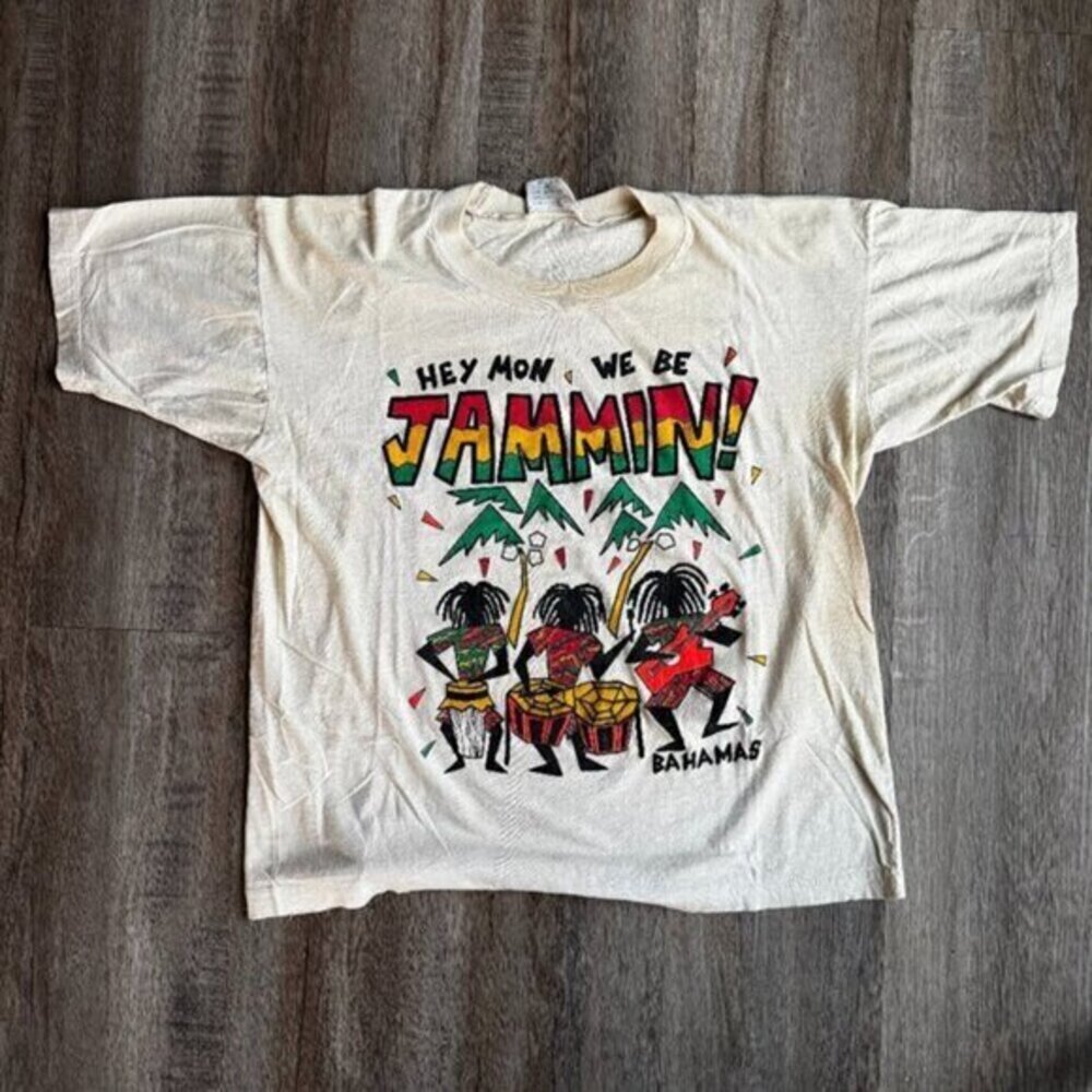 Vintage Jammin Reggae Bahamas T-Shirt Large
